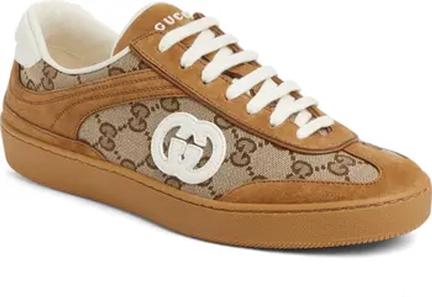 G75 GG Canvas & Suede Low Top Sneaker