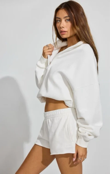 SoftTerry Low Rise Shorts Snow White