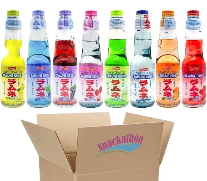 Shirakiku Ramune Japanese Soda Variety Pack