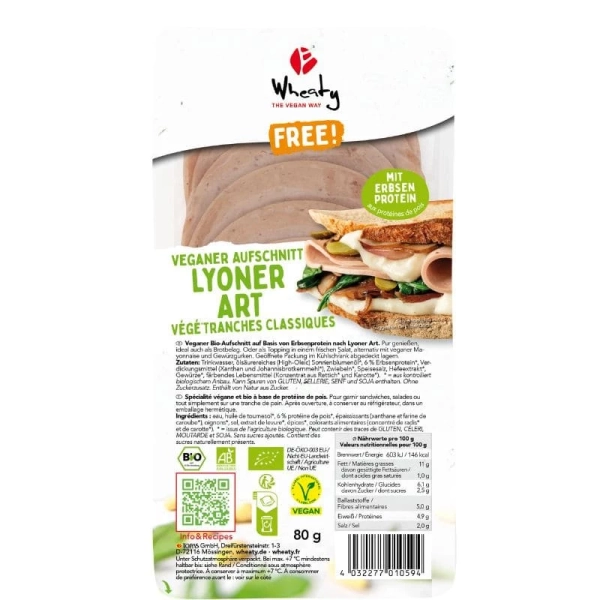 Tranches Classiques sans Mortadelle - 80g