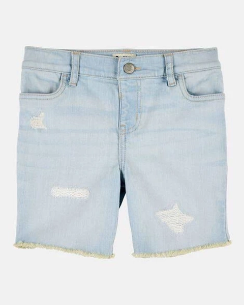 Oshkosh B'gosh Kid Girls Mid-Length Iconic Denim Shorts