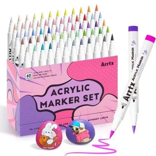 Arrtx 60B Acrylic Paint Markers