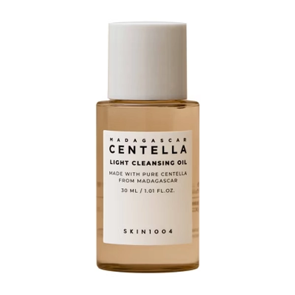 SKIN1004 Madagascar Centella Light Cleansing Oil Korean Skincare Soothing and Gentle Oil Cleanser for Makeup Impurities Removal - 30ml