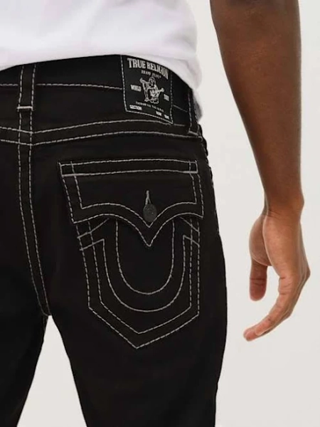 True Religion Men's Ricky Flap Big T Straight Jeans