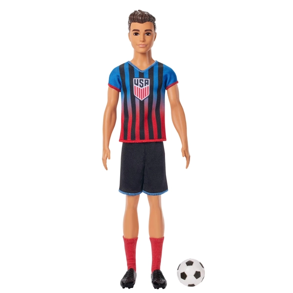 Barbie Careers USSF Soccer Fashion Ken Doll Dressed in Removable Sport Outfit - Walmart.com