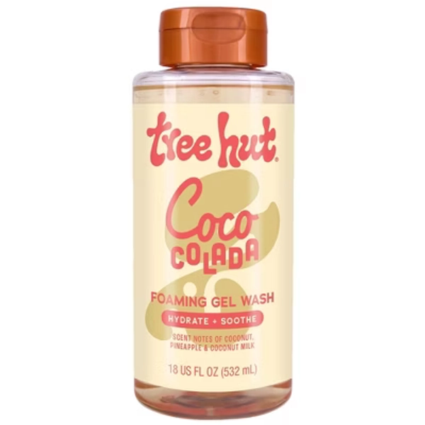 Tree Hut Coco Colada Foaming Gel Body Wash - Scented - 18 fl oz: Paraben-Free, Sulfate-Free, Vegan, Contains Vitamin C
