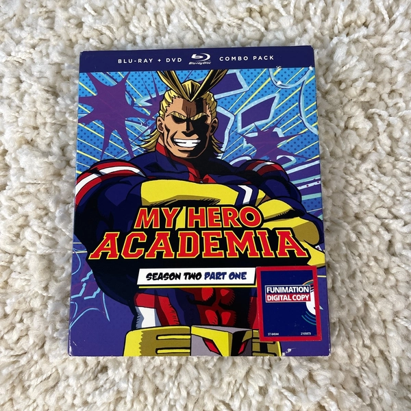 My Hero Academia: Season 2 Part 1 (Mha) (Blu-ray + DVD) W/Slipcover New
