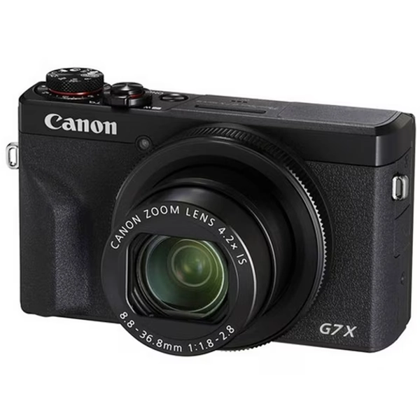 Canon PowerShot G7 X Mark III 20.2MP Wi-Fi Live Streaming Black Digital Camera (International Model)