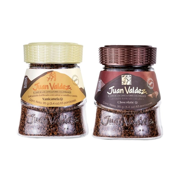 Pack Café Soluble Liofilizado Chocolate y Vanicanela 95g