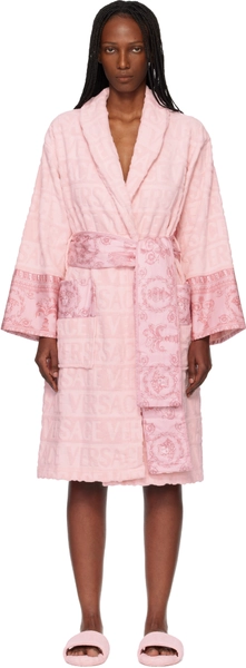 Pink 'I Heart Baroque' Bathrobe