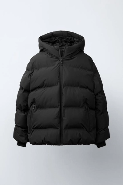 WATER REPELLENT LABEL PADDED COAT