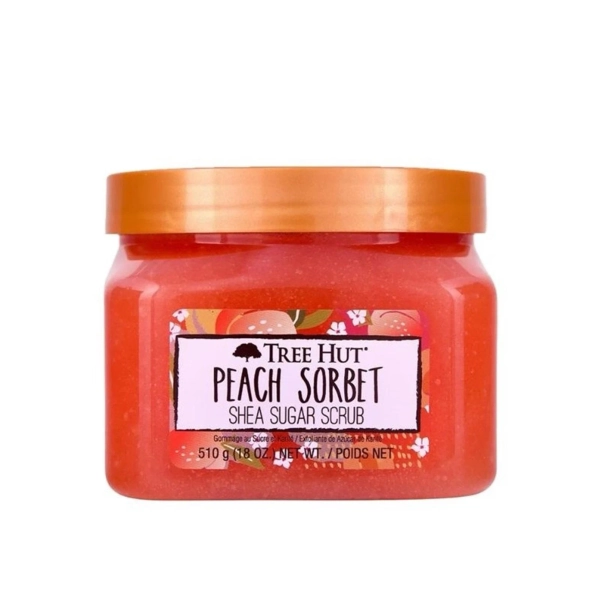 Tree Hut Peach Sorbet Gommage au Sucre et Karité 510g