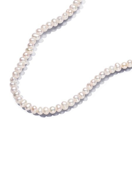 Treated Freshwater Cultured Pearls T-bar Collier Necklace