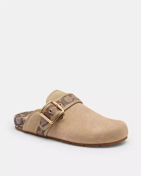 Oat Archival Buckle Clog