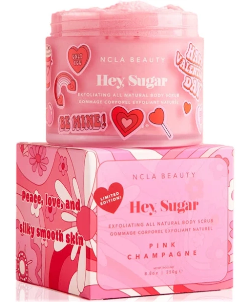 NCLA Beauty Hey Sugar Pink Champagne Body Scrub