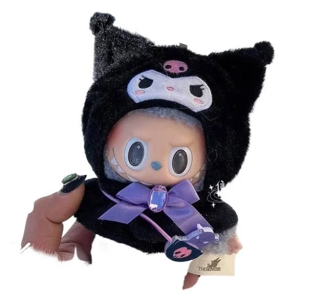 New Hot For Labubu Sanrio Clothes Suit Sitting Party Labubu Cape Dress The Monsters Vinyl Doll