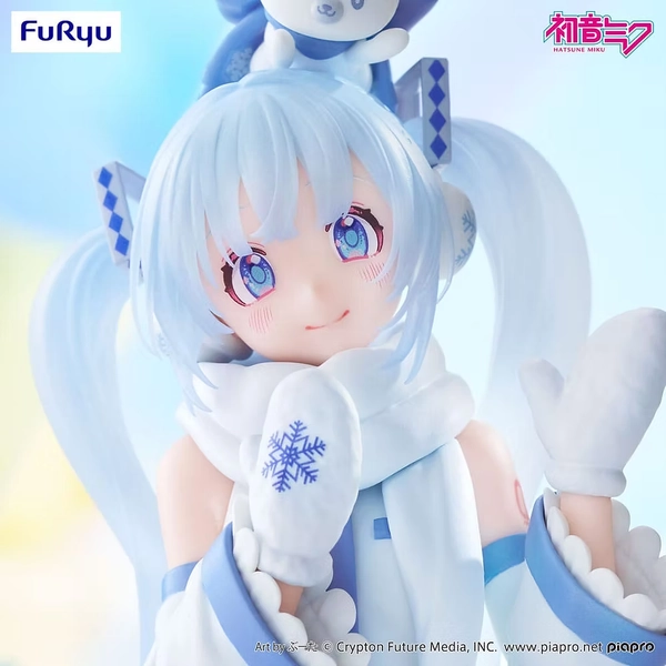 Hatsune Miku Noodle Stopper PVC Statue Snow Miku Sky Town 10th Ver. 10 c