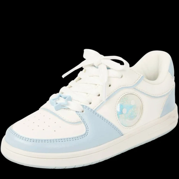 The Children's Place Girls Shakey Happy Face Low Top Sneakers