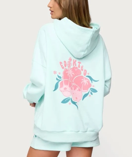 Edikted Women's Beach Bloom Hoodie