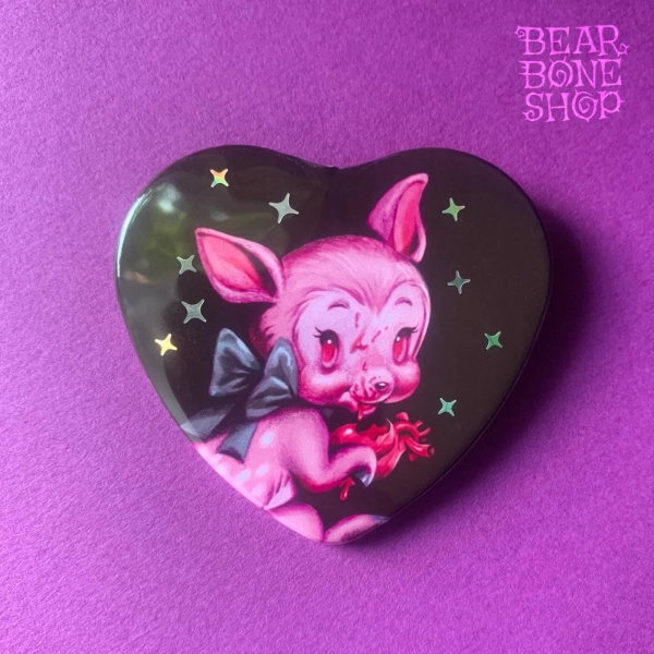 Eat Your Heart Out | Pinback Button