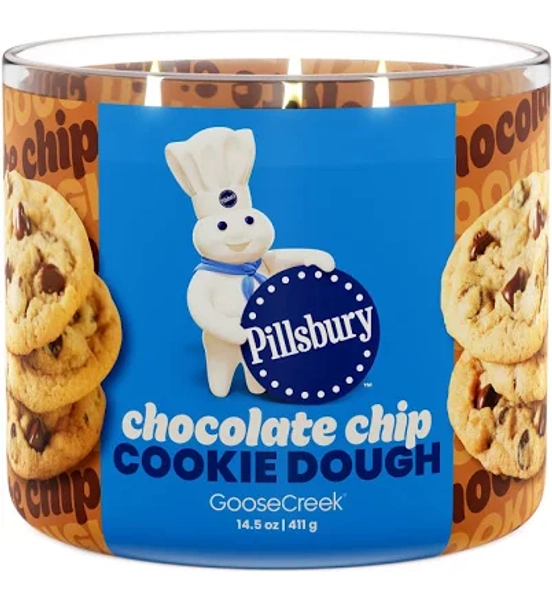 Goose Creek Chocolate Chip Cookie Dough Large 3-Wick Pillsbury Scented Candle