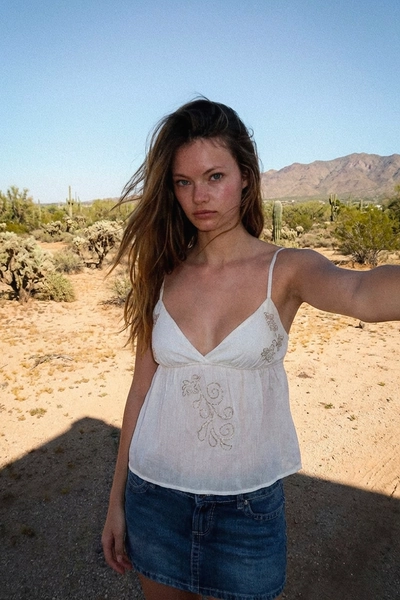 Tank top avec perles