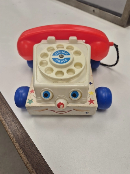 Vintage Fisher Price 747 Chatter Phone 1961 Working Interactive Toys 60s 70s