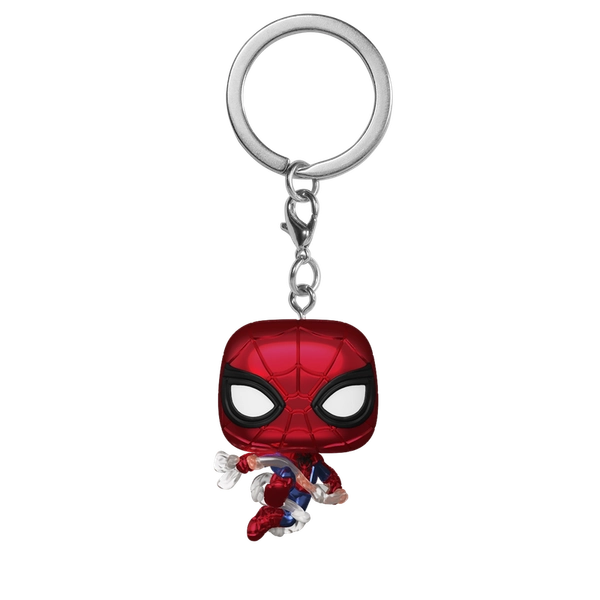 Pop! Keychain Spider-Man (Brand New Day) (Metallic)