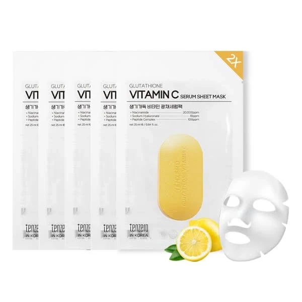 tenzero 2X Glutathione Serum Sheet Mask