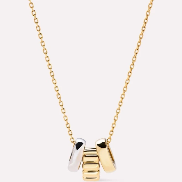 Ana Luisa Women's Two Tone Galaxy Pendant Necklace
