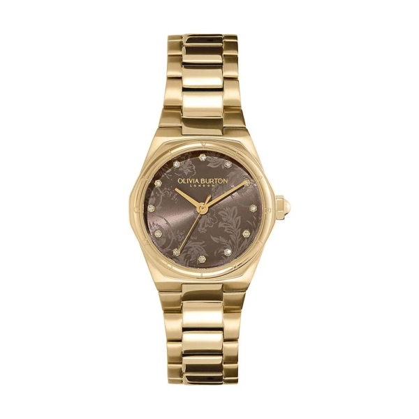 Montre Olivia Burton Mini Hexa Marron