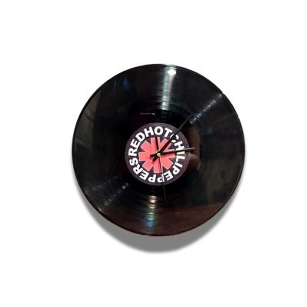 Red Hot Chili Peppers Record Clock | Upcycled LP Wall Clock | Music Lover Gift | Retro Band Decor | Custom Record Art