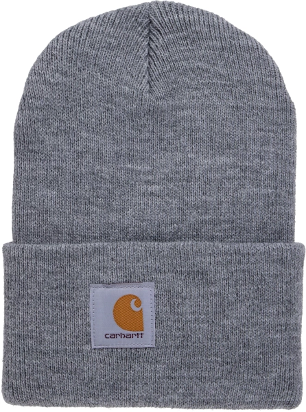 Carhartt Adults A18 Knit Cuffed Beanie Grey