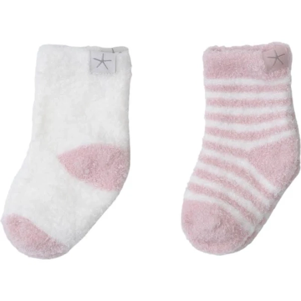 Barefoot Dreams Baby Heart Sock Set