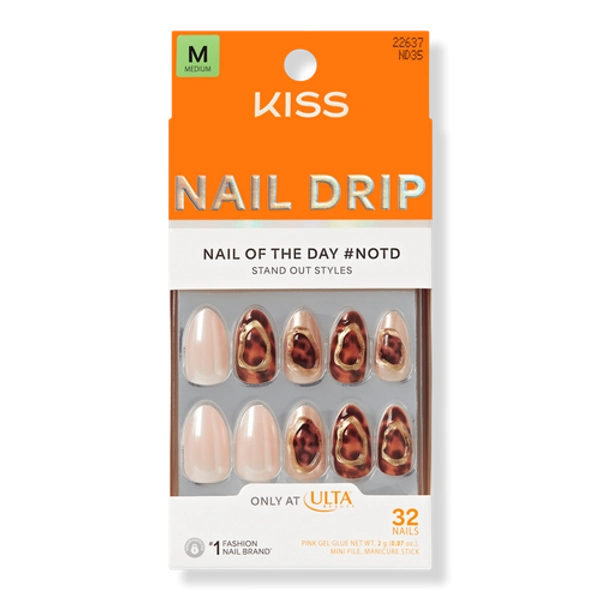 Drip Medium Press On Nails - Lively Whisper