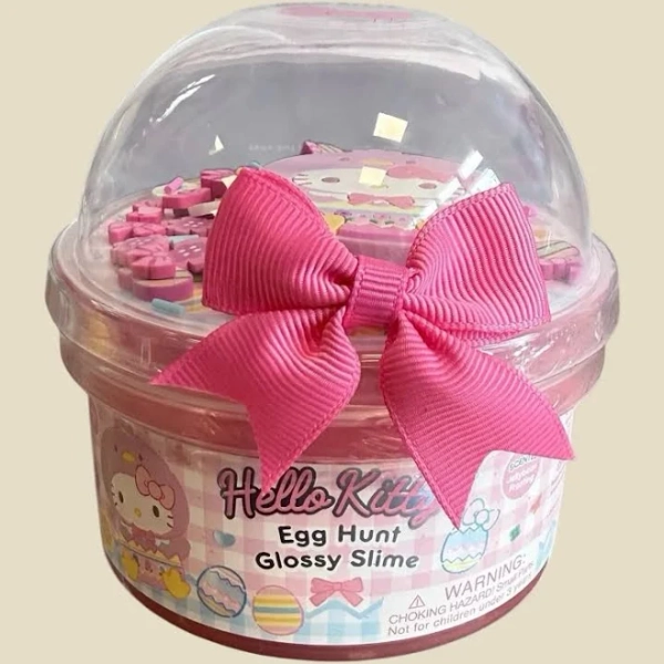 Sanrio Hello Kitty Egg Hunt Signature Dome Glossy Slime