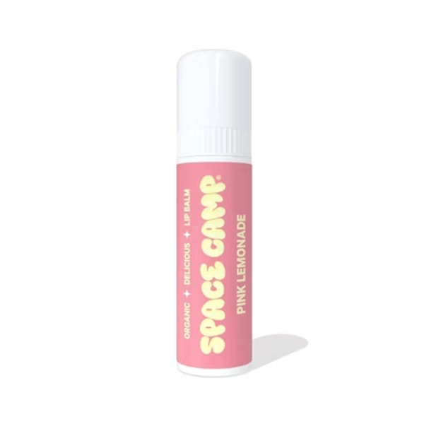 Space Camp Wellness Lip Balm - Pink Lemonade: Moisturizing, Contains Vitamin E, Certified Organic, Travel Size