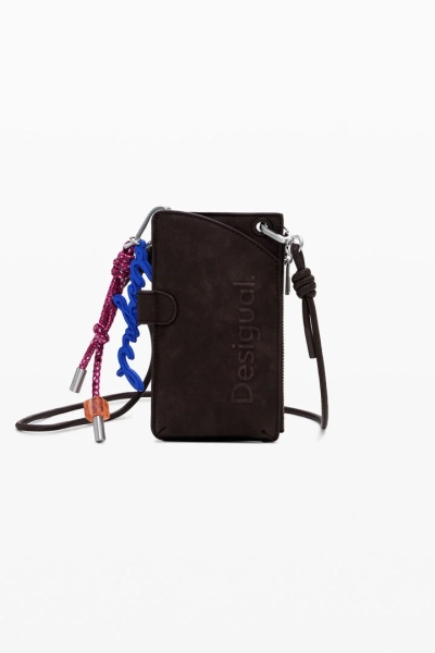 Porte-téléphone logo 3D moyen pour femme I Desigual.com