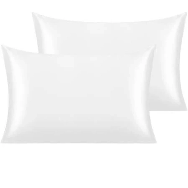 nt bay 2 Pack Satin Pillowcases for Hair and Skin, Luxurious and Silky Pillow Cases with Envelope Closure