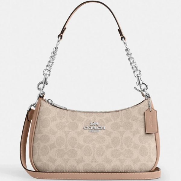 Coach Women's Teri Shoulder Bag in Signature Canvas