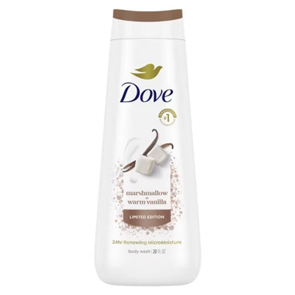 Dove Beauty Limited Edition Body Wash - Marshmallow & Warm Vanilla - 20 fl oz