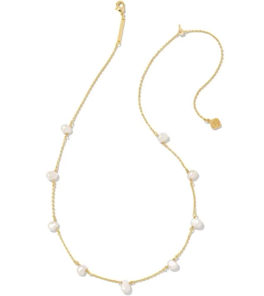 Kendra Scott Leighton Pearl Strand Necklace