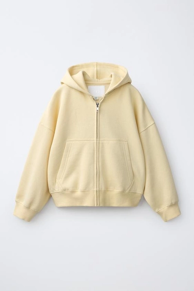 SWEATSHIRT MIT REISSVERSCHLUSS - Vanille - 6/7 Jahre (122 cm)