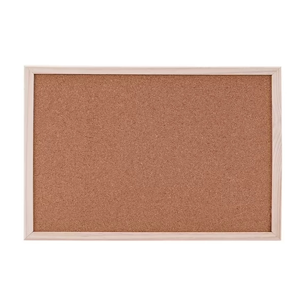Double-Sided Cork Board for Wall,Hanging Wood Framed Small Bulletin Board,Picture Display Vision Board Corkboards for Room School Office Decor,11.81''X 7.87''