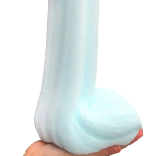 Cotton Candy Cloud Slime Scented Fluffy Toy 100ml - Blue | Uplifted Goods