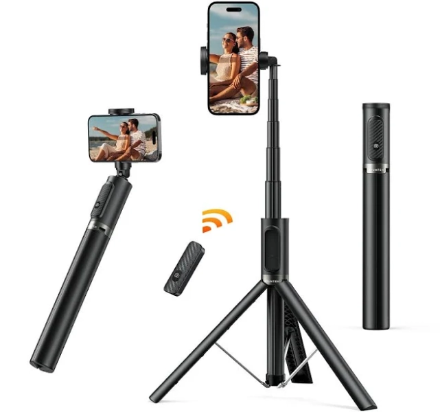 55 Inch Extendable Selfie Stick Tripod