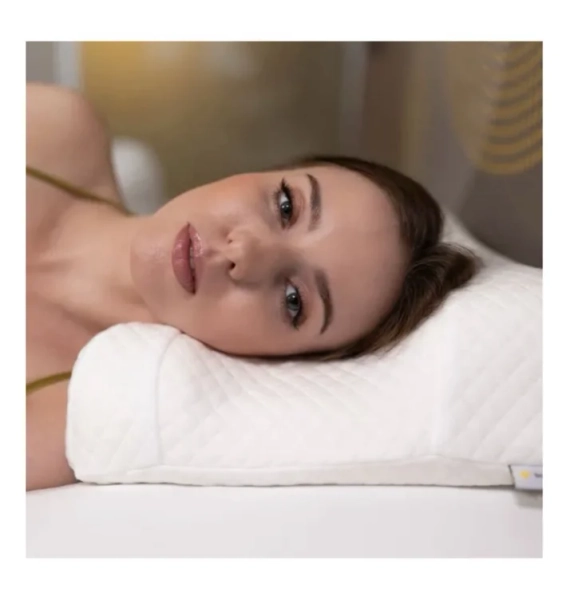 Oreiller Anti-Âge Anti-Rides SOIE DE BEAUTE - Taie d'Oreiller en Lyocell - 58x37x11 - INPHYSIO