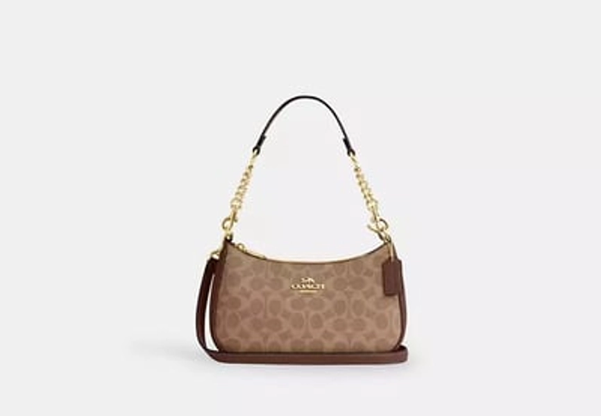 Teri Shoulder Bag In Signature Canvas
