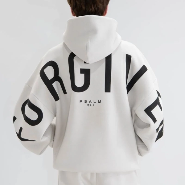 Oversized Faith Hoodie | Heavyweight Christian Sweatshirt - Cowaudio