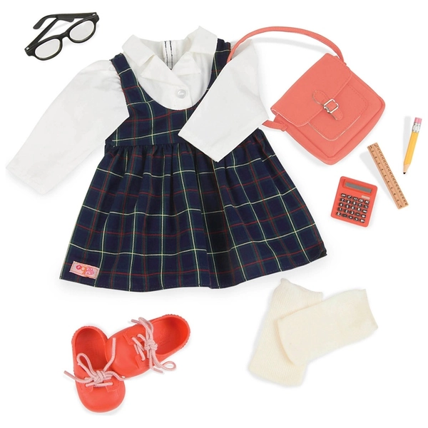 Our Generation Clothes Deluxe School Uniform Perfect Score Doll Outfit